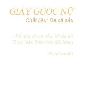 Giầy da cá sấu