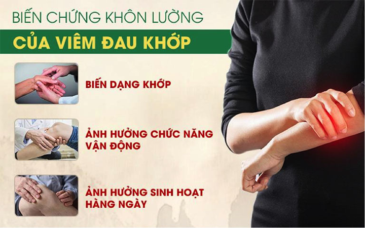 Biến chứng viêm đa khớp