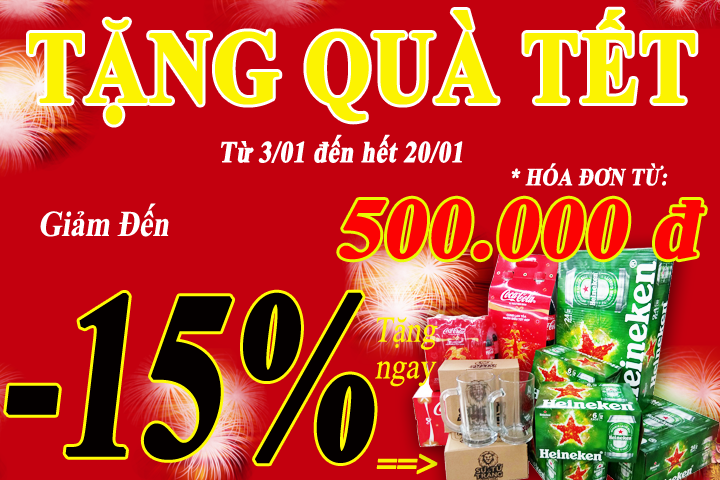 Tặng quà tết khách hàng