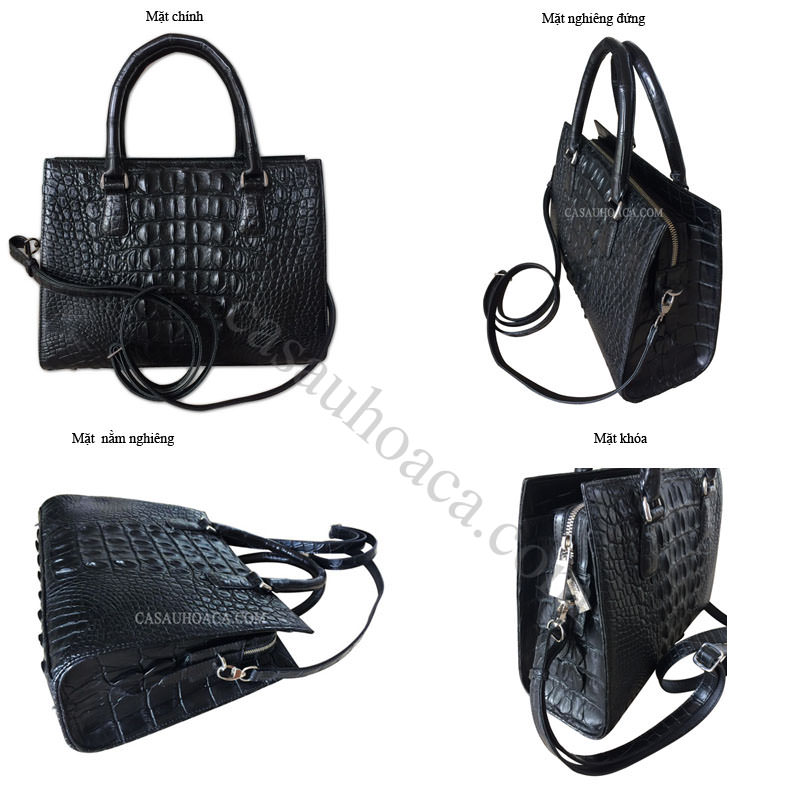 Bên ngoài túi xách da cá sấu 7134 Bên ngoài túi xách da cá sấu 7134