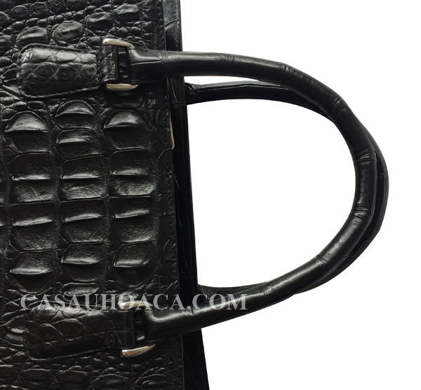 Mặt dây quai tay cầm túi xách da cá sấu 7134 Mặt dây quai tay cầm túi xách da cá sấu 7134