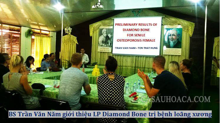 Bác sĩ Trần Văn Nam giới thiệu liệu pháp Diamond Bone trị bệnh loãng xương