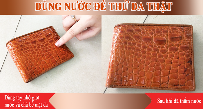 Thử da thật bằng nước