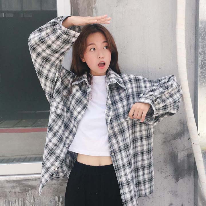  Áo sơ mi oversize