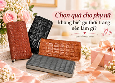 Chọn quà cho phụ nữ không biết gu thời trang nên làm gì?