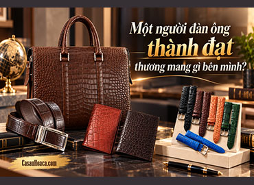 Một người đàn ông thành đạt thường mang gì bên mình?