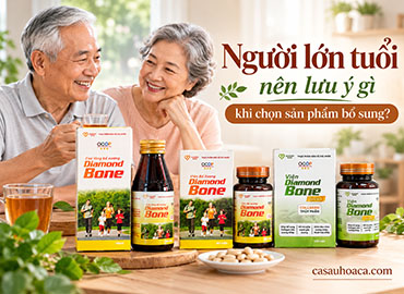 Người lớn tuổi nên lưu ý gì khi chọn sản phẩm bổ sung?