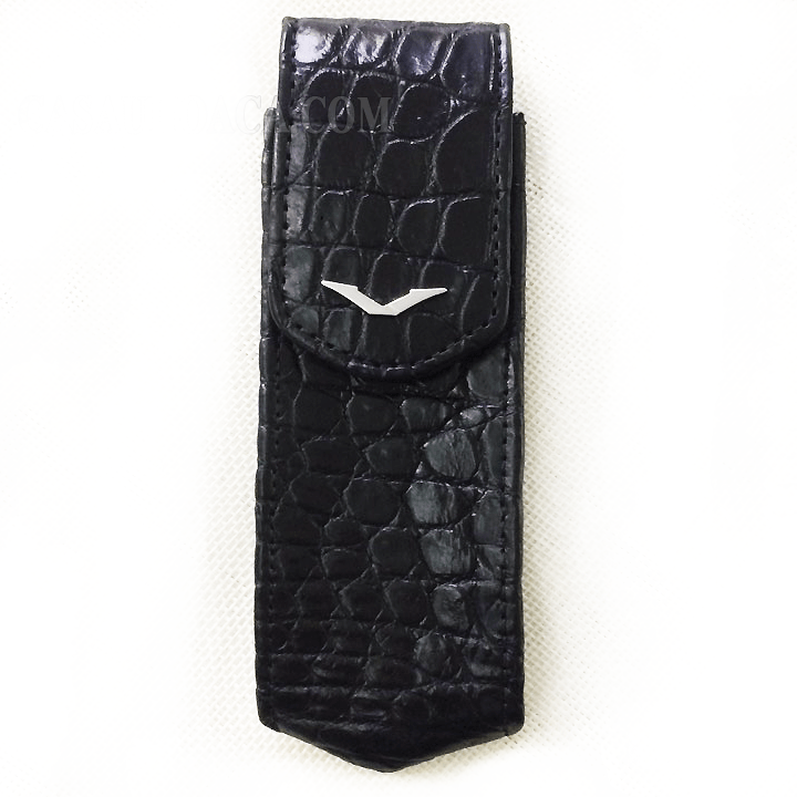 Bao da điện thoại cá sấu VERTU - 4514