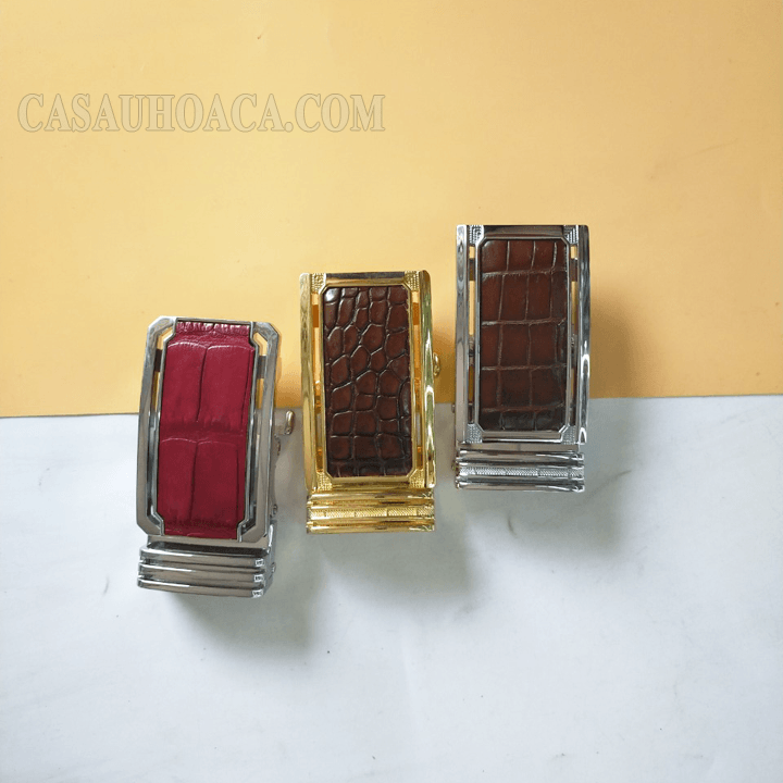 Đầu khóa dây nịt cá sấu Hoa Cà 3.5F - 3178