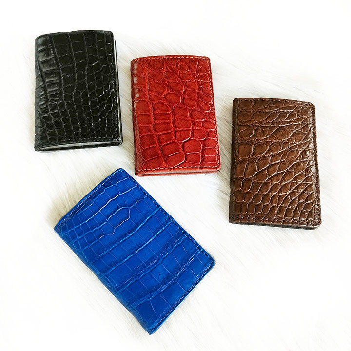 Hộp namecard da cá sấu - 4526