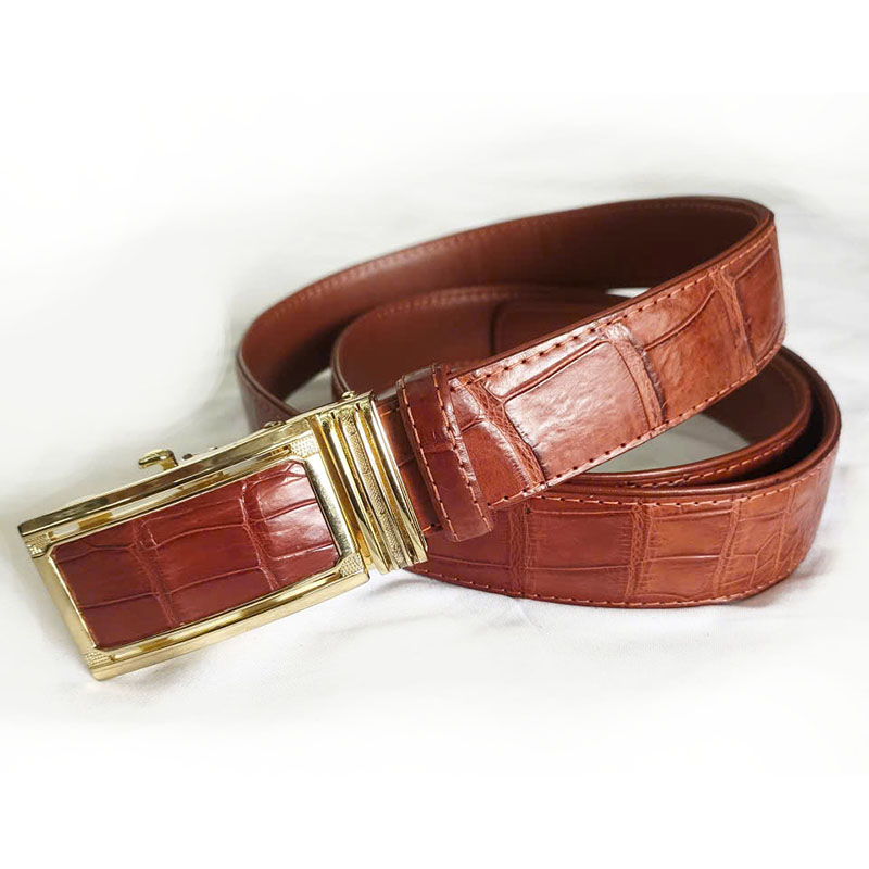 Thắt lưng nam không nối may viền 3.5F  A3171